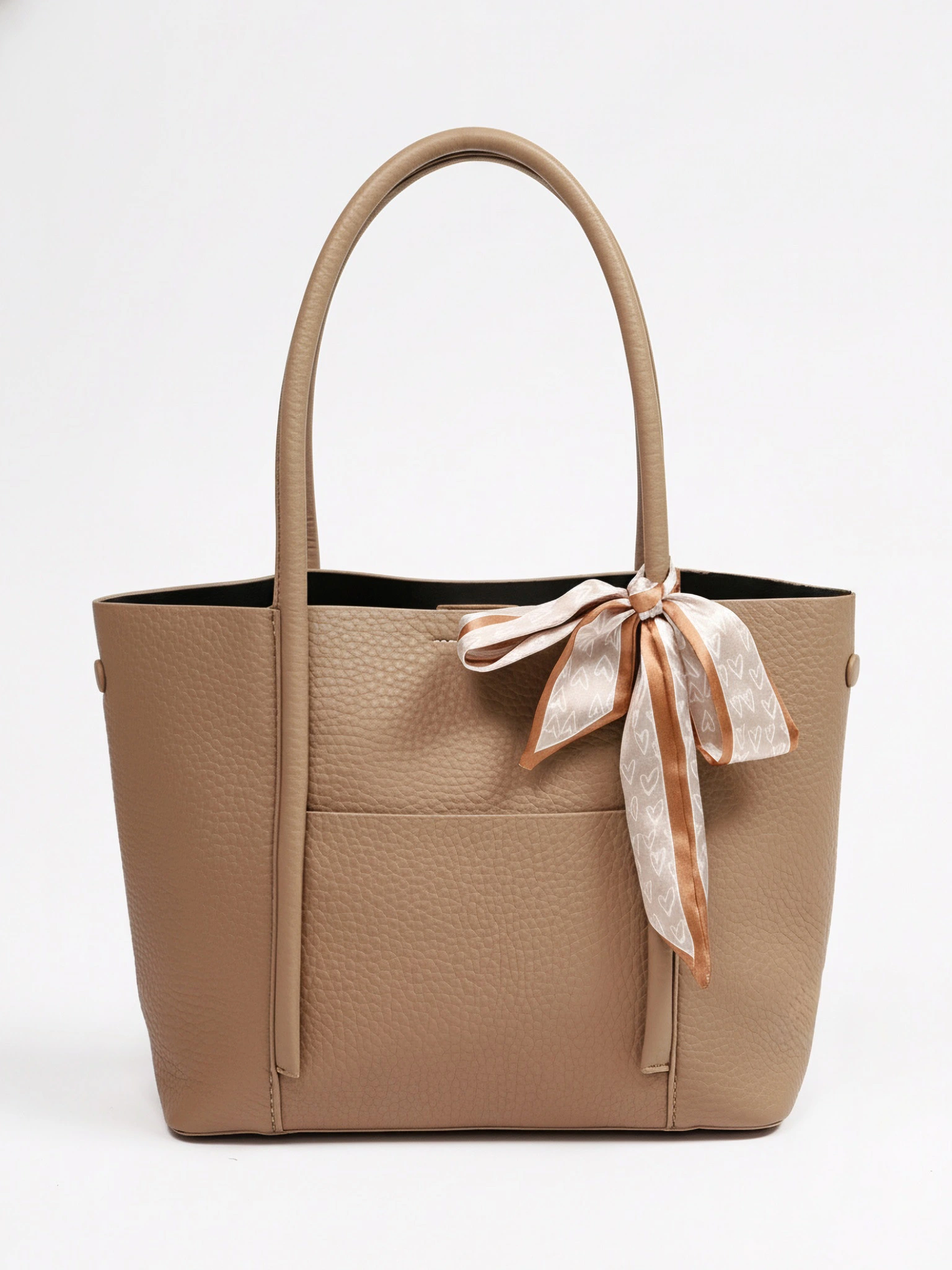 Сумка-тоут с декоративным платком в ассортименте